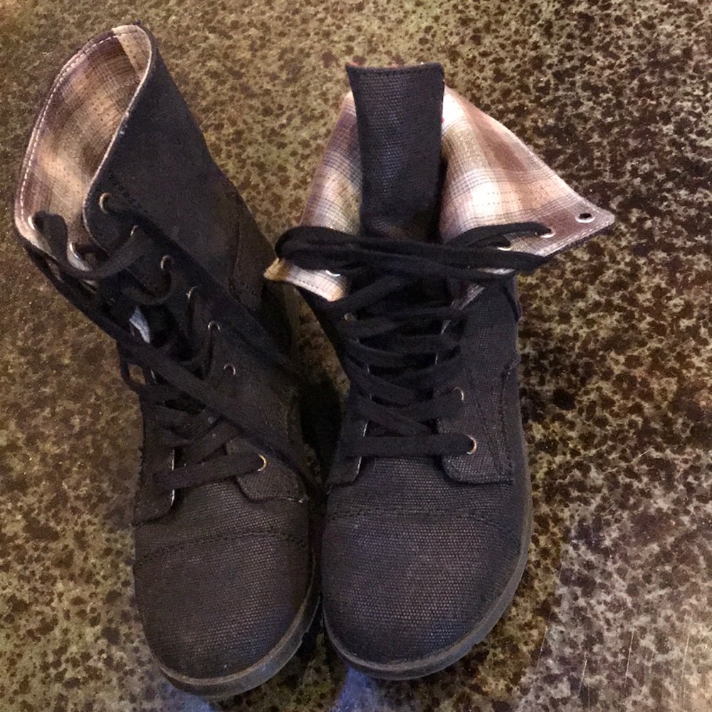 Black Combat boots